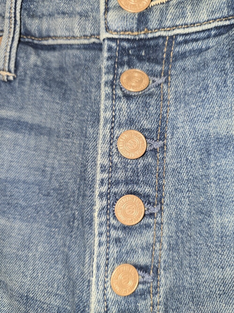 MOTHER Denim "The Pixie Dazzler Ankle Fray" Jeans GUC 26 Popism Raw Hem Revolve - Picture 16 of 16